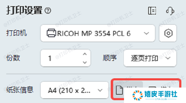 检查打印机设置