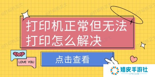 打印机正常但无法打印怎么解决